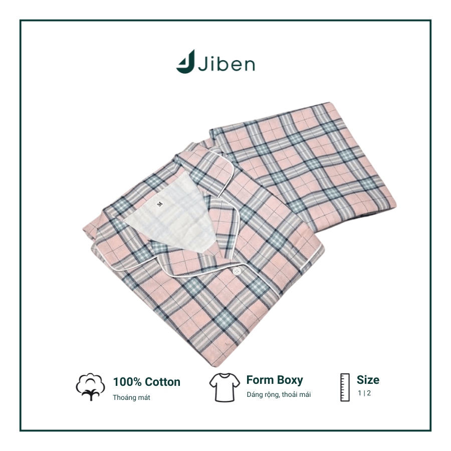 Đồ ngủ kẻ sọc Jiben JBDN1
