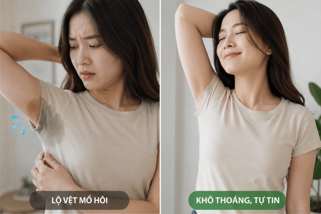 Hình ảnh so sánh 2 chiếc áo